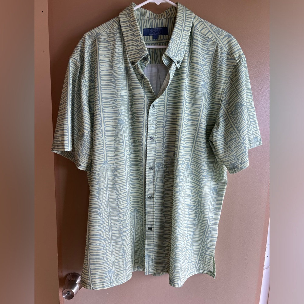 Manaola Kinolau kupukupu aloha shirt